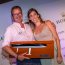Propietario del TP52 Platoon con el premio de ADM- Modelmakers